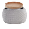 Tray Pouf