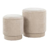 Marla Upholstered Ottoman Set
