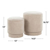 Marla Upholstered Ottoman Set