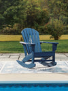 Sundown Shores Outdoor Rocking Chair - Blue