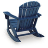 Sundown Shores Outdoor Rocking Chair - Blue