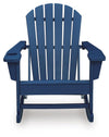 Sundown Shores Outdoor Rocking Chair - Blue