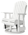 Hyland Wave Outdoor Swivel Glider Chair - White