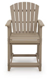 Seacliff Beach Outdoor Counter Height Bar Stool (Set of 2)