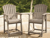 Seacliff Beach Outdoor Counter Height Bar Stool (Set of 2)