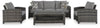 Oasis Court Outdoor Sofa/Chairs/Table Set (Set of 4)