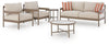 Bluff Trail Outdoor Love/Chairs/Tables Set (Set of 5)