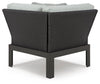 Beachloft 4-Piece Outdoor Sectional - Black/Gray (P490P7)