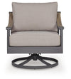 Ocean Beach Outdoor Swivel Lounge with Cushion