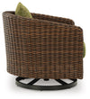Horizon Hall Outdoor Swivel Lounge Chair with Cushion