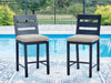 East Beach Outdoor Counter Height Bar Stool (Set of 2)
