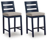 East Beach Outdoor Counter Height Bar Stool (Set of 2)