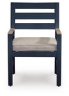 East Beach Outdoor Arm Chair with Cushion (Set of 2)
