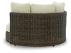 Kimora Outdoor Swivel Lounge Chair with Cushion