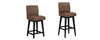 Parsons Upholstered Seat Sdl + Adj Hgt Swivel Base Wh