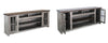 76" Media Console Pasadena Grey