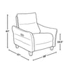 Slope Upholstered Power Recliner