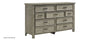 Queen Complete Bed Sienna Grey