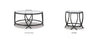 Cocktail & 2 End Tables Terrapin Black
