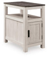 Fendenmore Chairside End Table - Brown Gray/Antique White