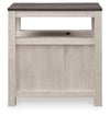 Fendenmore Chairside End Table - Brown Gray/Antique White