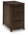 Camdill Chairside End Table - Dark Brown