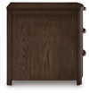 Camdill Chairside End Table - Dark Brown