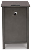 Treytown Chairside End Table - Gray