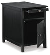 Treytown Chairside End Table - Black