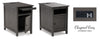 Chairside Table With Usb Ports Claypool Black