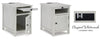 Chairside Table With Usb Ports Claypool White