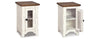 Chairside End Table Westfield Whitewash