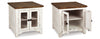 Cocktail Table With Storage Westfield Whitewash