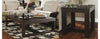 Cocktail & 2 End Tables Kobe Brown