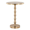 Bora 26.75" Metal Accent Table