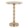 Bora 26.75" Metal Accent Table