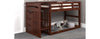 Twin/Twin Stair Bunk Lo Loft Chocolate