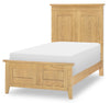Today's Traditions Panel Bed — Twin / Natural Hickory