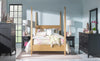 Today's Traditions Poster Bed — Full / Natural Hickory