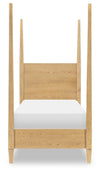 Today's Traditions Poster Bed — Twin / Natural Hickory