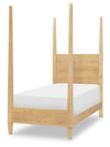 Today's Traditions Poster Bed — Twin / Natural Hickory