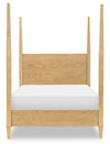 Today's Traditions Poster Bed — Full / Natural Hickory