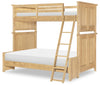 Today's Traditions Bunk Bed — Twin / Full / Natural Hickory