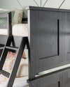 Today's Traditions Bunk Bed — Twin / Full / Blacksmith