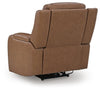 Knightington Power Recliner with Audio Seating - Caramel