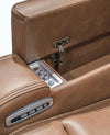 Knightington Power Reclining Sofa with Audio Seating - Caramel