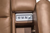 Knightington Power Recliner with Audio Seating - Caramel