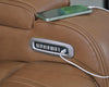Knightington Power Recliner with Audio Seating - Caramel