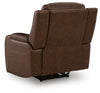 Knightington Power Recliner with Audio Seating - Brown