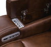 Knightington Power Recliner with Audio Seating - Brown